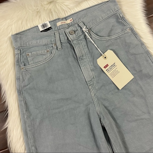 Levi's high loose jeans, 29 x 27 Meadow Flower, Wide Leg Denim - Picture 2 of 10